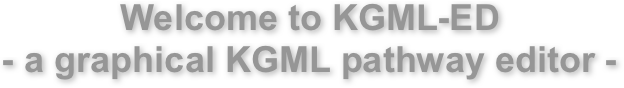 Welcome to KGML-ED - a graphical KGML pathway editor -